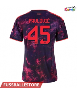 Günstige Bayern Munich Aleksandar Pavlovic #45 3rd trikot Damen 2026-27 Kurzarm